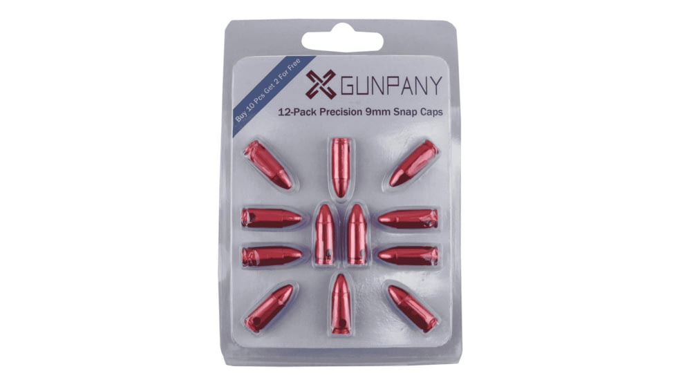 Gunpany 9mm Snap Cap, Red, SCSC-04BP