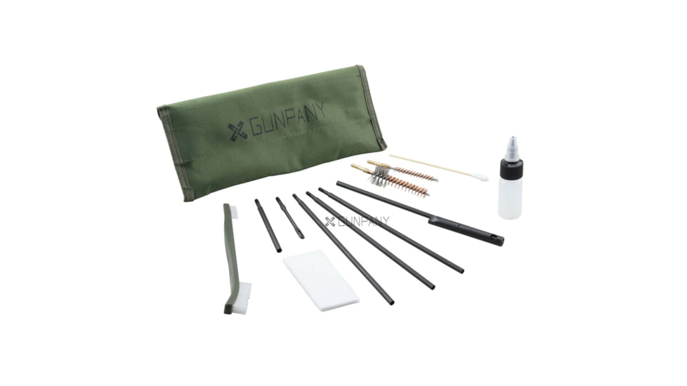 Gunpany AR15 / M16 Gunsmithing Cleaning Kit Pouch, Army Green, GPGC-A15P