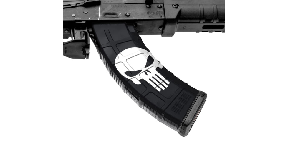 GunSkins AK-47 Magazine Skin, Skull, ak-47-mag-skin-skull