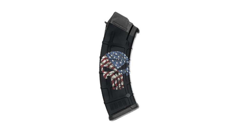 GunSkins AK-47 Magazine Skin, Skull America, ak-47-mag-skin-skull-america
