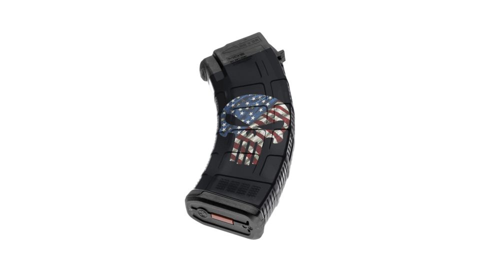 GunSkins AK-47 Magazine Skin, Skull America, ak-47-mag-skin-skull-america
