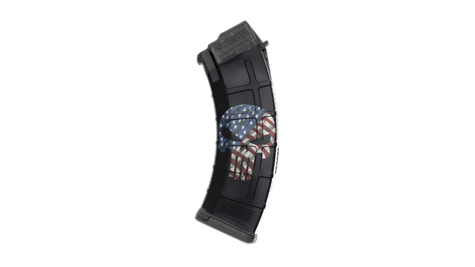 GunSkins AK-47 Magazine Skin, Skull America, ak-47-mag-skin-skull-america