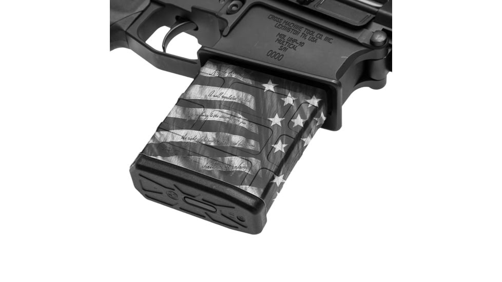 GunSkins AR-10 Mag Skin Premium Vinyl Wrap, Proveil Victory Grey, CU-98059-AR10MS-VIGR