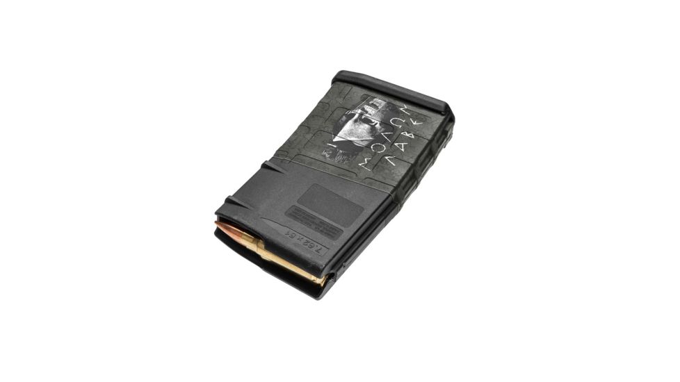 GunSkins AR-10 Magazine Skin, Molon Labe Black, ar-10-mag-sk-mln-labe-black