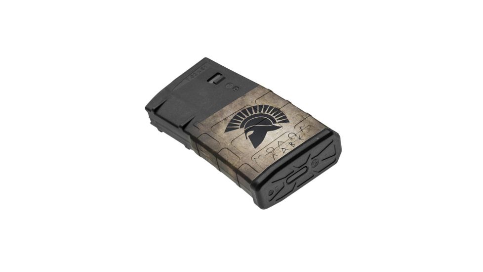 GunSkins AR-10 Magazine Skin, Molon Labe Tan, ar-10-mag-skin-molon-labe-tan