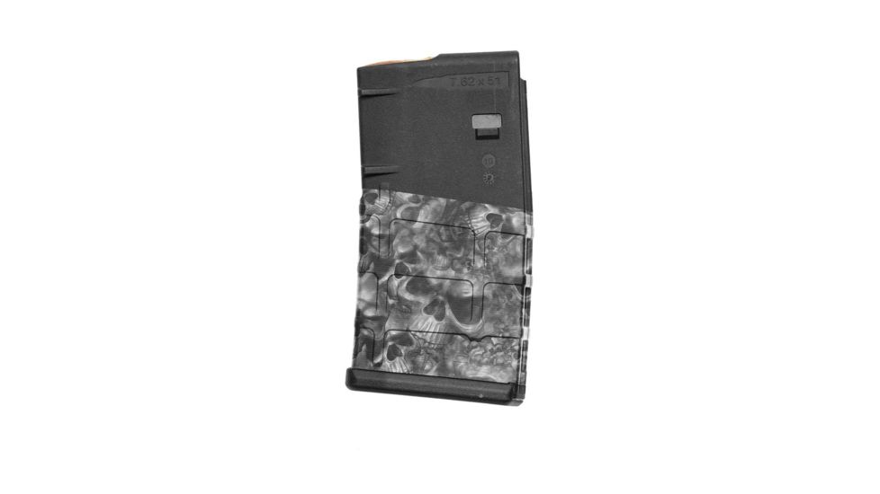 GunSkins AR-10 Magazine Skin, Proveil Reaper Black, ar-10-mag-skin-reaper-black
