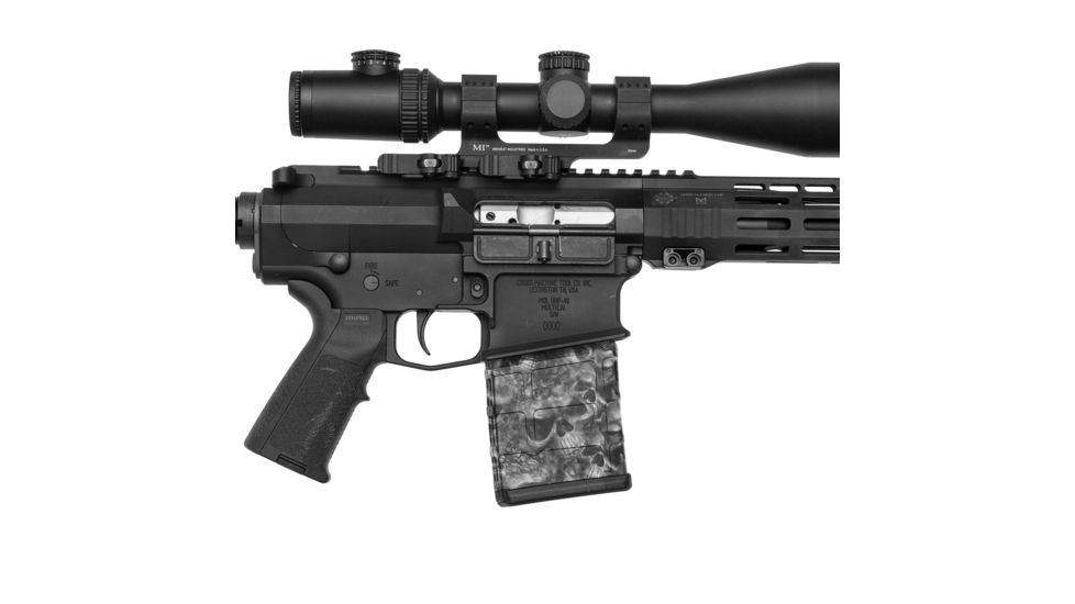GunSkins AR-10 Magazine Skin, Proveil Reaper Black, ar-10-mag-skin-reaper-black
