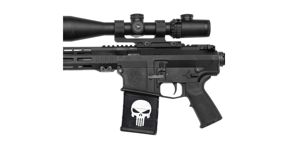 GunSkins AR-10 Magazine Skin, Skull, ar-10-mag-skin-skull