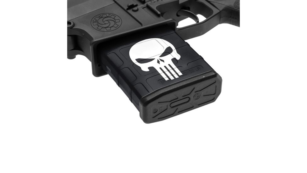 GunSkins AR-10 Magazine Skin, Skull, ar-10-mag-skin-skull