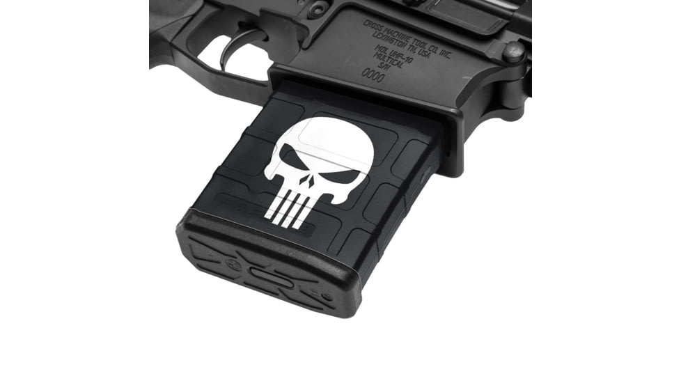GunSkins AR-10 Magazine Skin, Skull, ar-10-mag-skin-skull