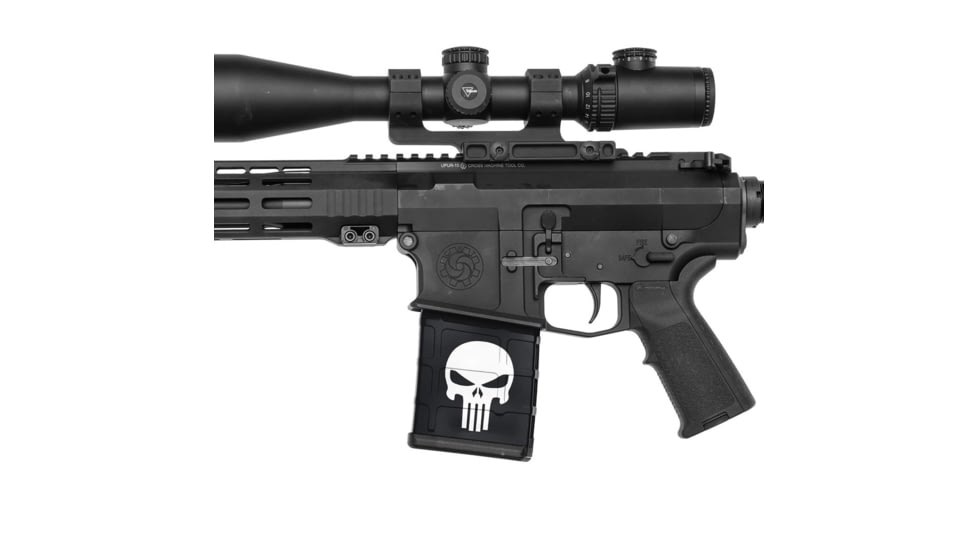 GunSkins AR-10 Magazine Skin, Skull, ar-10-mag-skin-skull
