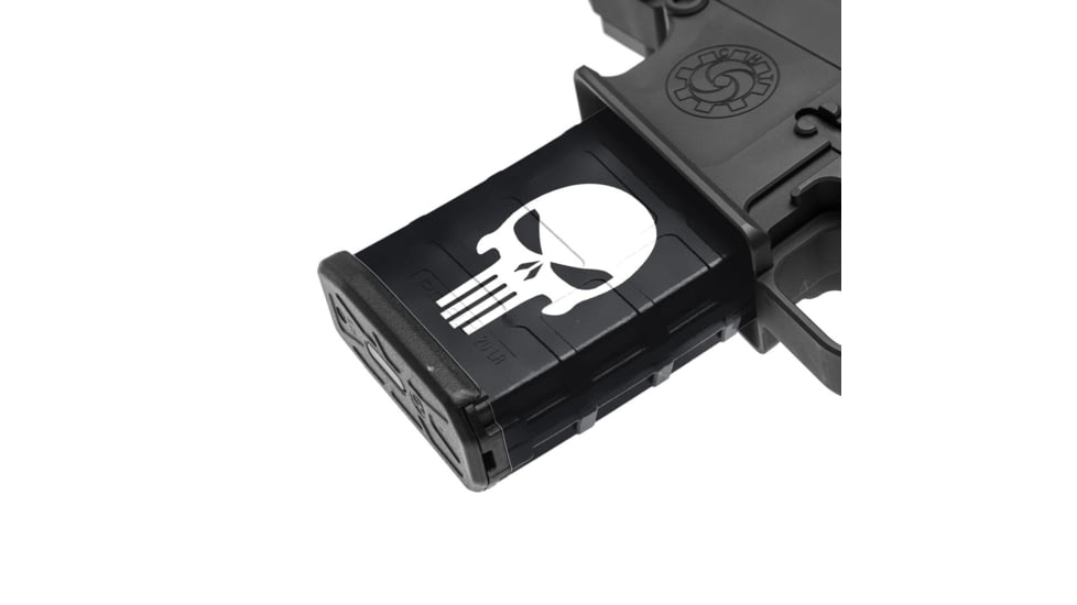 GunSkins AR-10 Magazine Skin, Skull, ar-10-mag-skin-skull