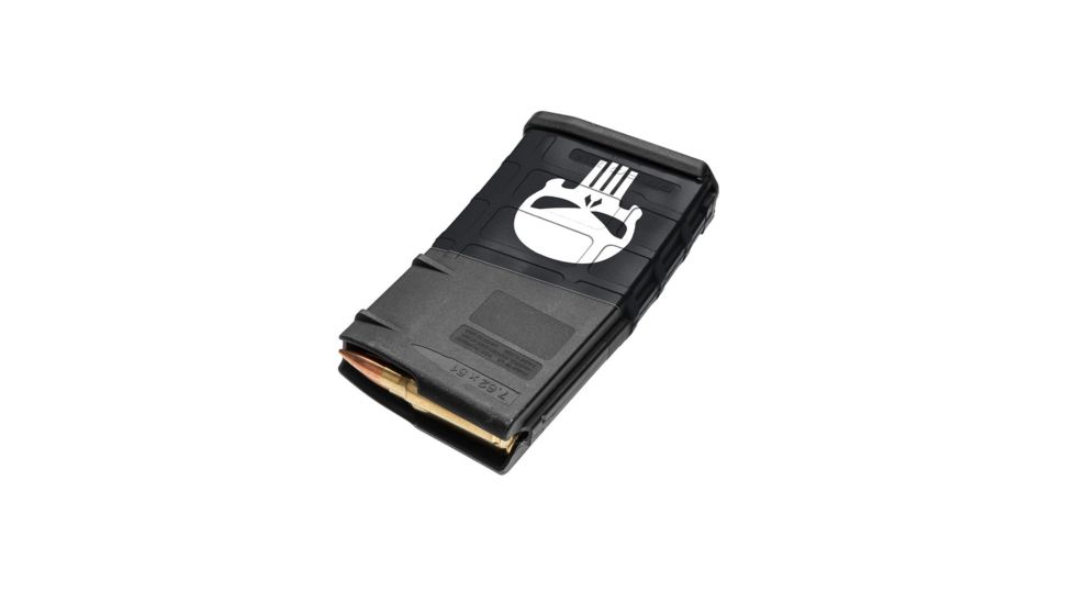 GunSkins AR-10 Magazine Skin, Skull, ar-10-mag-skin-skull