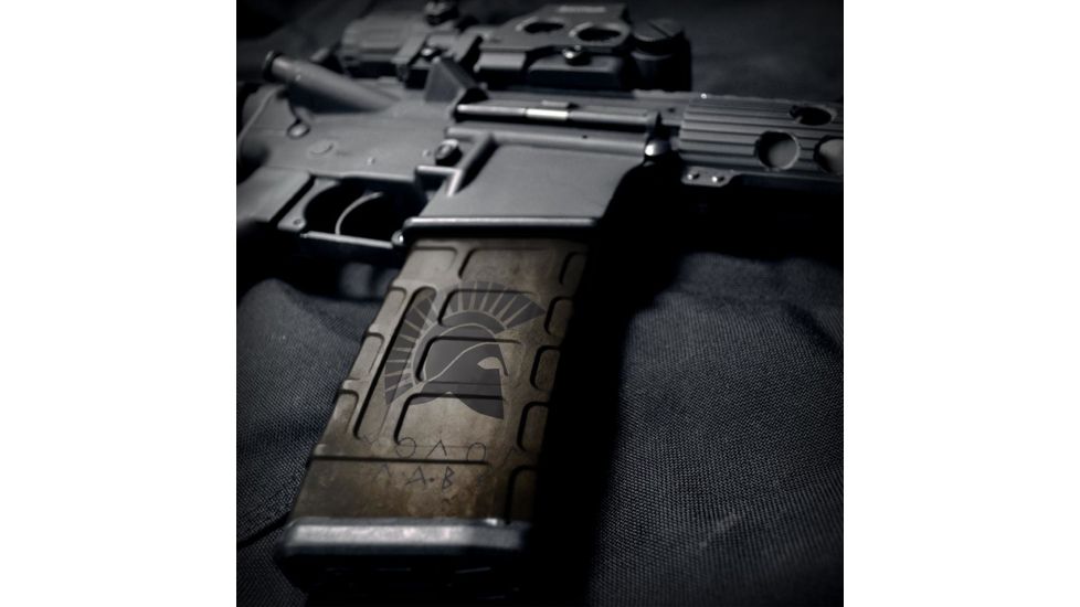 GunSkins AR-15 Mag Skin, Molon Labe Tan, One Size Fits All, ar-15-single-mag-skin-molon-tan