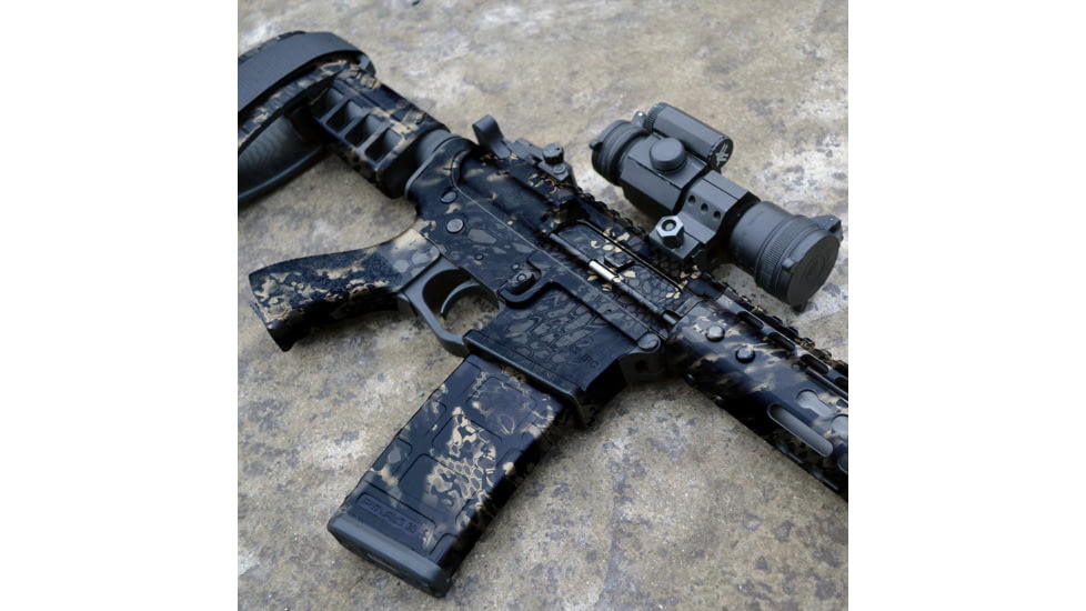 GunSkins AR-15 Rifle Skin Premium Vinyl Wrap, Kryptek Nox, CU-98059-AR15-NOX