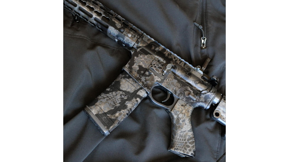 GunSkins AR-15 Rifle Skin Premium Vinyl Wrap, Kryptek Skyfall, CU-98059-AR15-SKYF