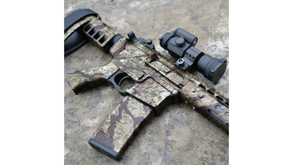 GunSkins AR-15 Rifle Skin Premium Vinyl Wrap, Kryptek Transitional, CU-98059-AR15-TRAN