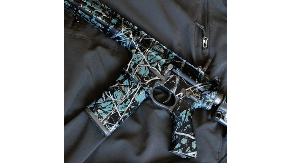 GunSkins AR-15 Rifle Skin Premium Vinyl Wrap, Muddy Girl Serenity, CU-98059-AR15-SRNT