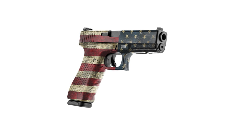 GunSkins Glock 19 Pistol Skin Premium Vinyl Wrap, GS America, CU-98059-GLOCK19-AFLG