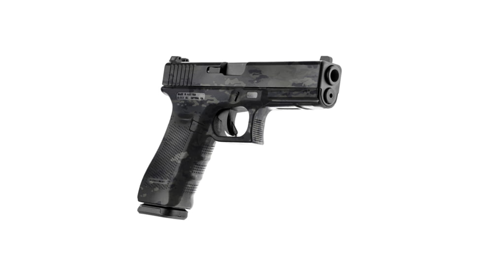 GunSkins Glock 19 Pistol Skin Premium Vinyl Wrap, GS Military OCP Black, CU-98059-GLOCK19-OCPB