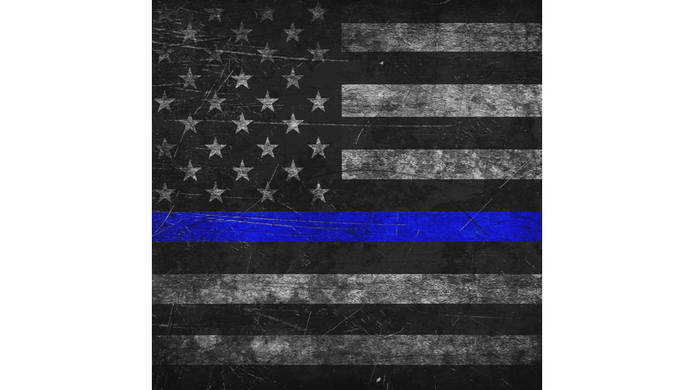 GunSkins Glock 19 Pistol Skin Premium Vinyl Wrap, GS Thin Blue Line, CU-98059-GLOCK19-TBLN