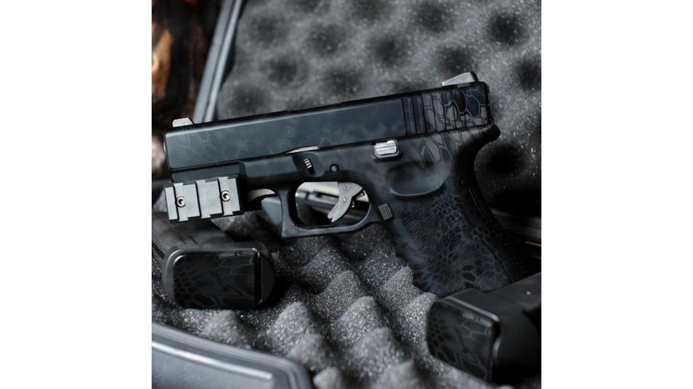 GunSkins Glock 19 Pistol Skin Premium Vinyl Wrap, Kryptek Typhon, CU-98059-GLOCK19-TYPN