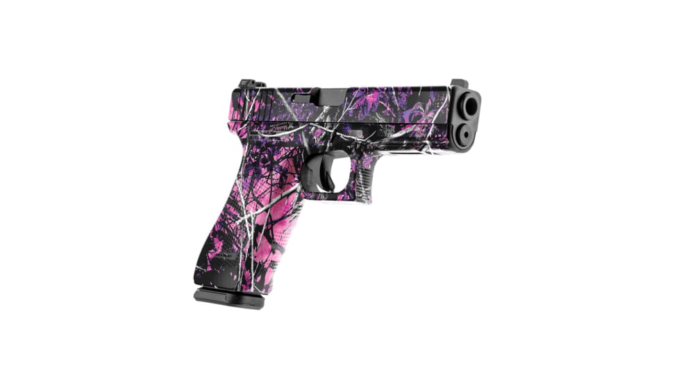 GunSkins Glock 19 Pistol Skin Premium Vinyl Wrap, Muddy Girl, CU-98059-GLOCK19-MDGL