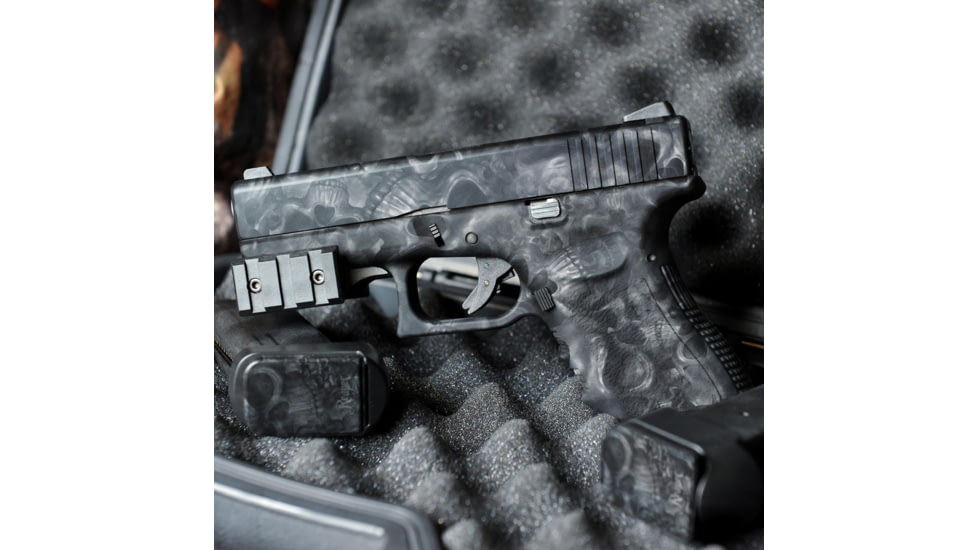 GunSkins Glock 19 Pistol Skin Premium Vinyl Wrap, Proveil Reaper Black, CU-98059-GLOCK19-RPBL