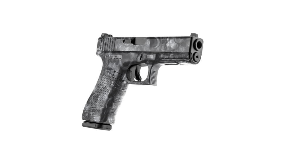 GunSkins Glock 19 Pistol Skin Premium Vinyl Wrap, Proveil Reaper Black, CU-98059-GLOCK19-RPBL