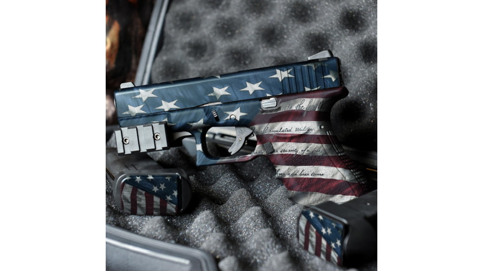 GunSkins Glock 19 Pistol Skin Premium Vinyl Wrap, Proveil Victory, CU-98059-GLOCK19-VICT