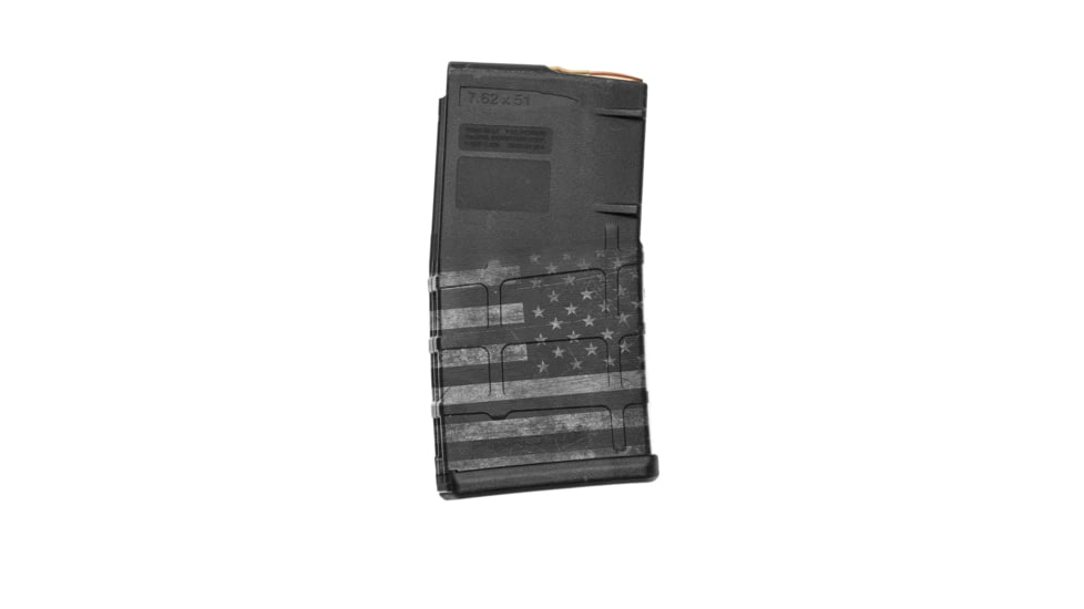 GunSkins Premium Vinyl Wrap, Magazine, AR-10, GS America Grey, ar-10-mag-skin-AG