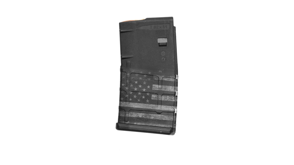GunSkins Premium Vinyl Wrap, Magazine, AR-10, GS America Grey, ar-10-mag-skin-AG