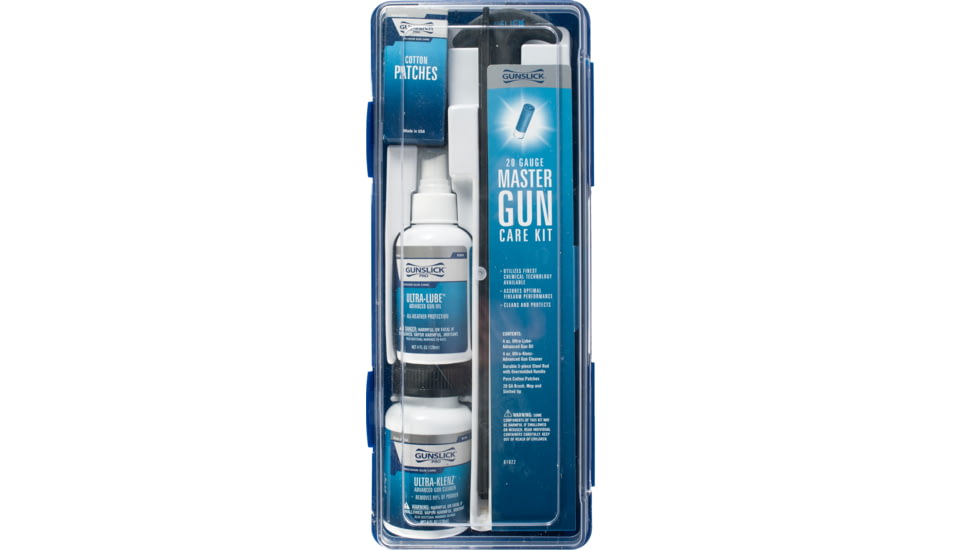 Gunslick Master Cleaning Kit w/ Blackened Rods - 20 Ga Shotgun 61022