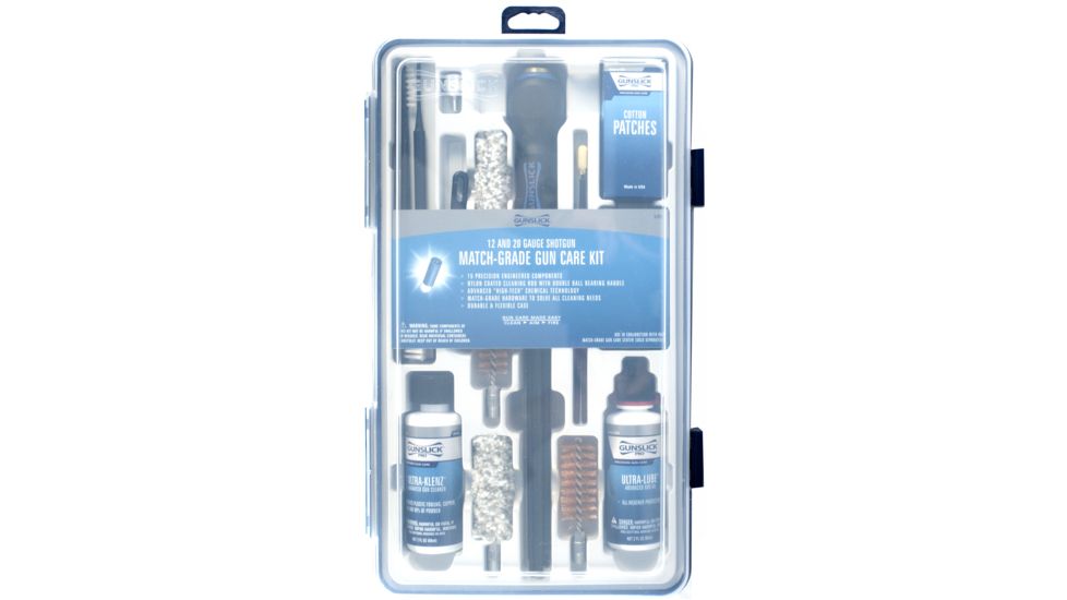 Gunslick Match-Grade Gun Care Kit - Nylon Coated Rods for 12-20Ga Shotguns 51010