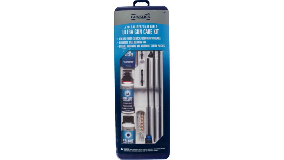 Gunslick Ultra Box Cleaning Kit - Blackened Steel Rods for .270 Cal Rifles, 62010