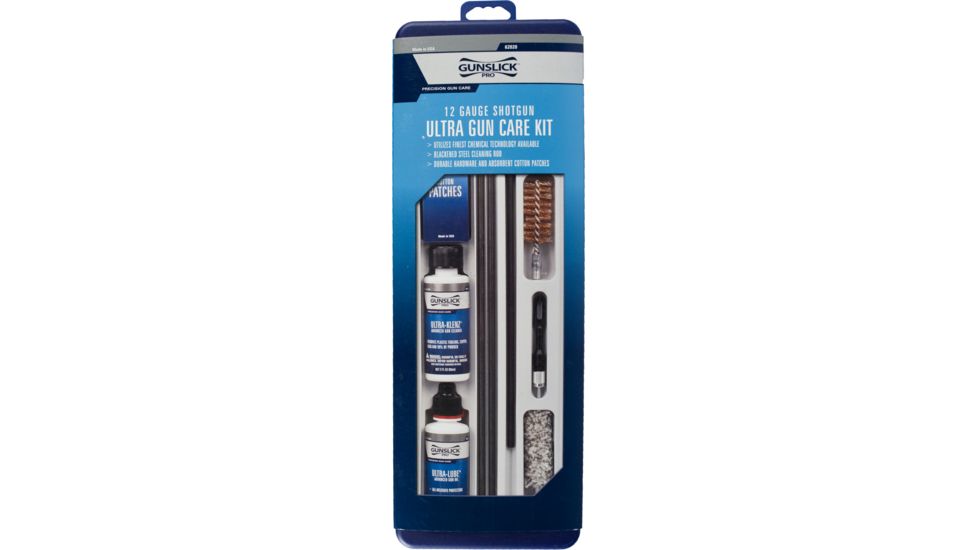 Gunslick Ultra Box Cleaning Kit - Blackened Steel Rods - Shotgun, 12 Gauge 62020