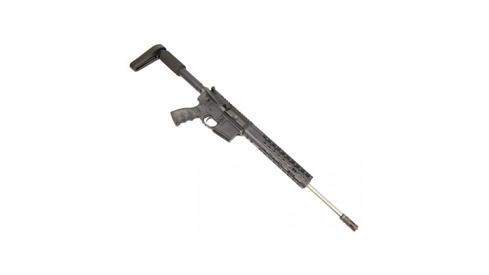 GUNTEC USA 10in Ultra Lightweight Thin Key Mod Free Floating Handguard w/Monolithic Top Rail,Black GT-10JK
