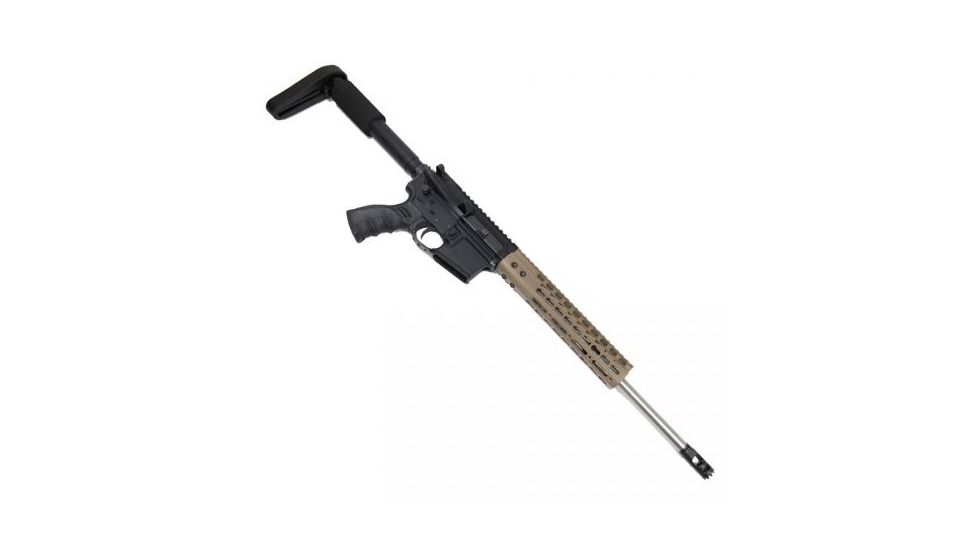 GUNTEC USA 10in Ultra Lightweight Thin Key Mod Free Floating Handguard w/Monolithic Top Rail,Cerakote Flat Dark Earth GT-10JK-FDE
