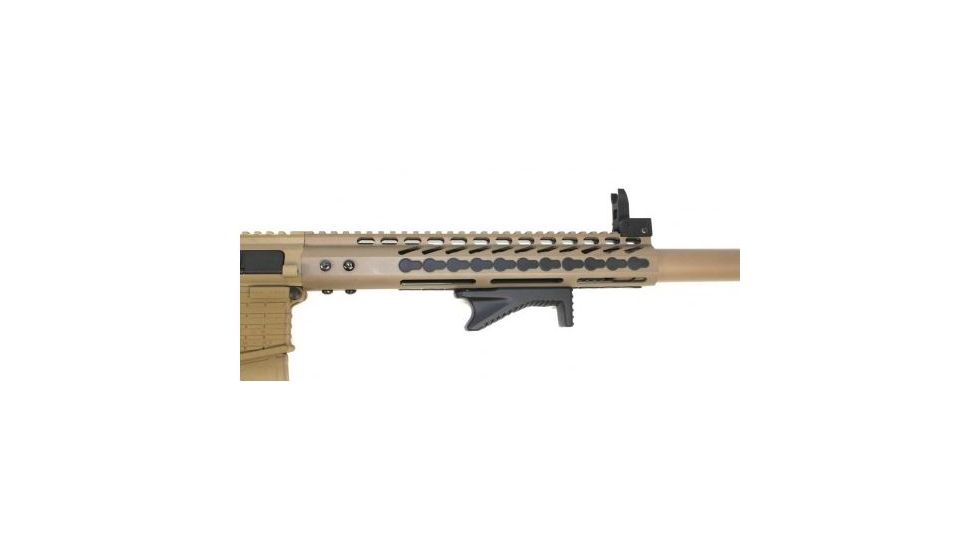 GUNTEC USA 12in Ultra Lightweight Thin Key Mod Free Floating Handguard w/Monolithic Top Rail,Cerakote Flat Dark Earth GT-12JK-FDE