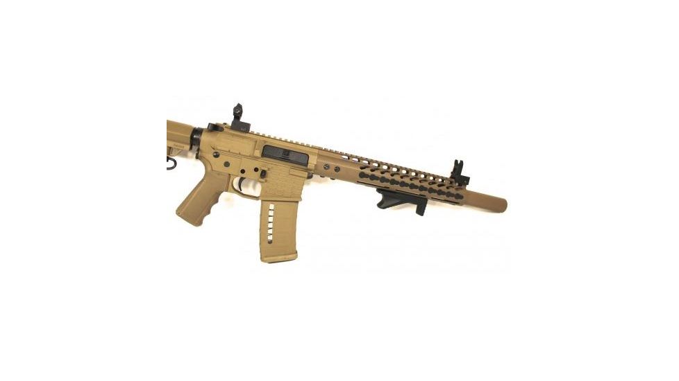 GUNTEC USA 12in Ultra Lightweight Thin Key Mod Free Floating Handguard w/Monolithic Top Rail,Cerakote Flat Dark Earth GT-12JK-FDE