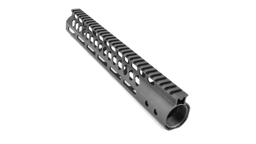 GUNTEC USA 12in Ultra Lightweight Thin M-Lok System Free Floating Handguard w/Monolithic Top Rail,Black GT-12MLK