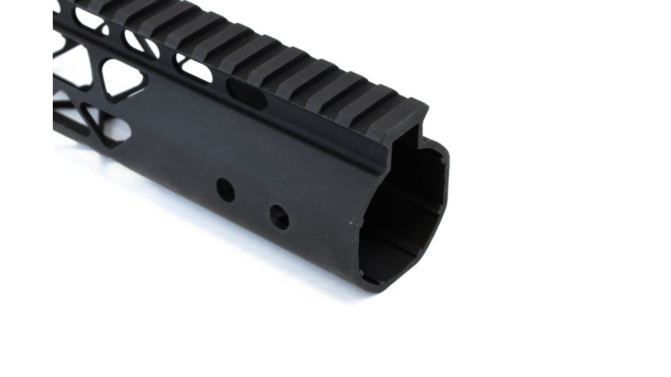 GUNTEC USA 15in Air Lite Series M-LOK Free Floating Handguard w/Monolithic Top Rail, .308 Cal, Black, GT-15MLK-AL-308