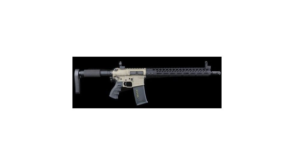 GUNTEC USA 15in Ultra Lightweight Thin M-Lok System Free Floating Handguard w/Monolithic Top Rail,Black GT-15MLK