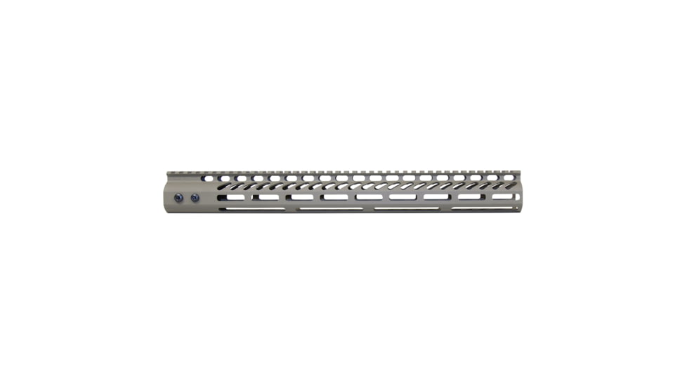 Guntec USA 16.5 Ultra Lightweight Thin M-LOK System Free Floating Handguard w/ Monolithic Top Rail, Cerakote Flat Dark Earth, GT-16.5MLK-FDE