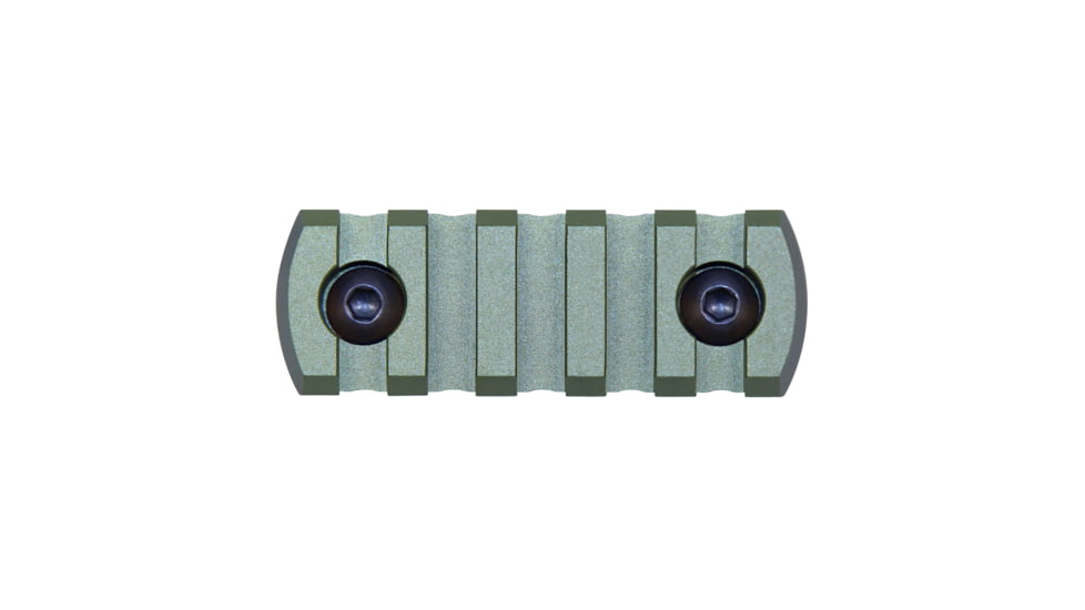Guntec USA 2.25 Removable M-LOK Accessory Rail, Anodized Green, MLK-RAIL-225-GREEN
