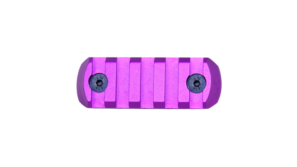 Guntec USA 2.25 Removable M-LOK Accessory Rail, Anodized Purple, MLK-RAIL-225-PURPLE