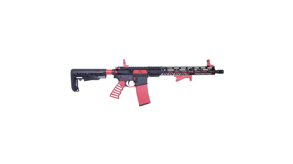 Guntec USA 4150 5.56mm Barrel, AR-15, 5.56, 16in, M4, 1-7 Twist, Cerakote Red, BAR-16-CRED