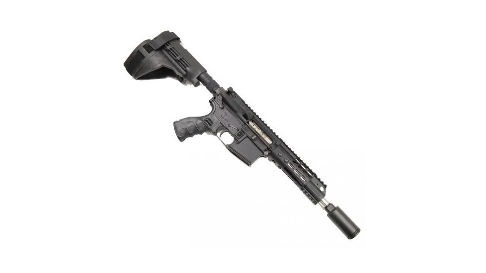 GUNTEC USA 4in Ultra Lightweight Thin Key Mod Free Floating Handguard w/Monolithic Top Rail,Black GT-4JK