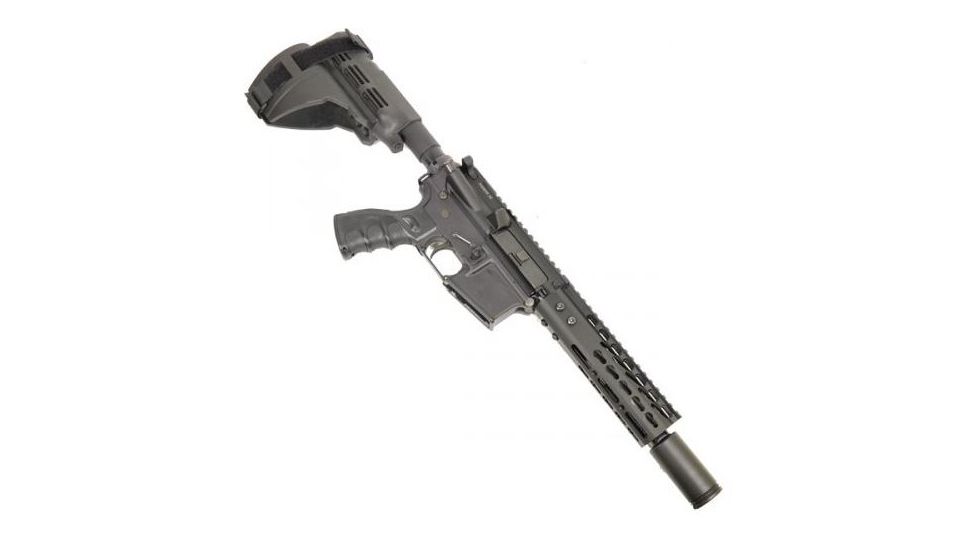 GUNTEC USA 7in Ultra Lightweight Thin Key Mod Free Floating Handguard w/Monolithic Top Rail,Black GT-7JK, EDEMO1