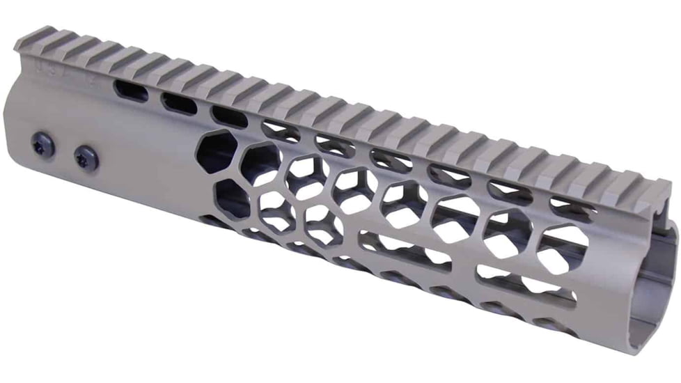 Guntec USA 9in Air Lite Series Honeycomb M-LOK Free Floating Handguard w/ Monolithic Top Rail, Flat Dark Earth, GT-9HC-AL-MLK-FDE